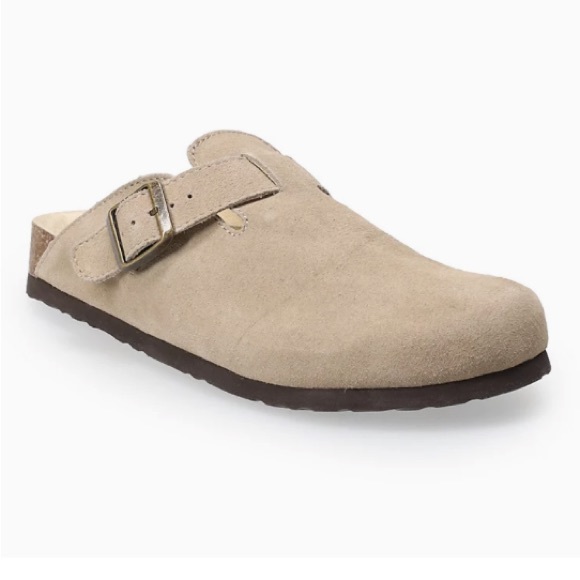 Sonoma Shoes - NWT Sonoma  Taupe Clogs - Size 8.5 -Waterford Women's Suede Clogs
